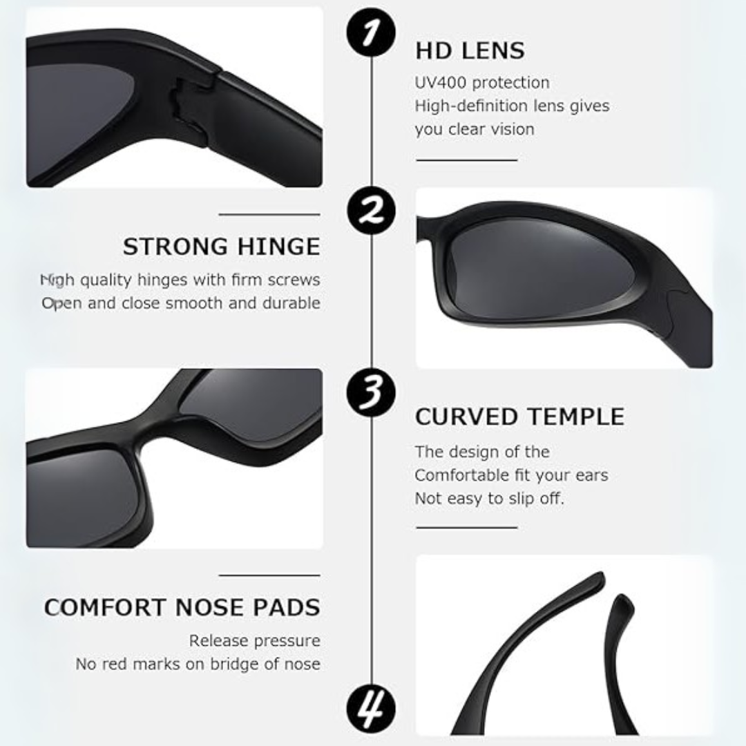 Polarized Sports Sunglasses - SwiftWrap | Bowlift