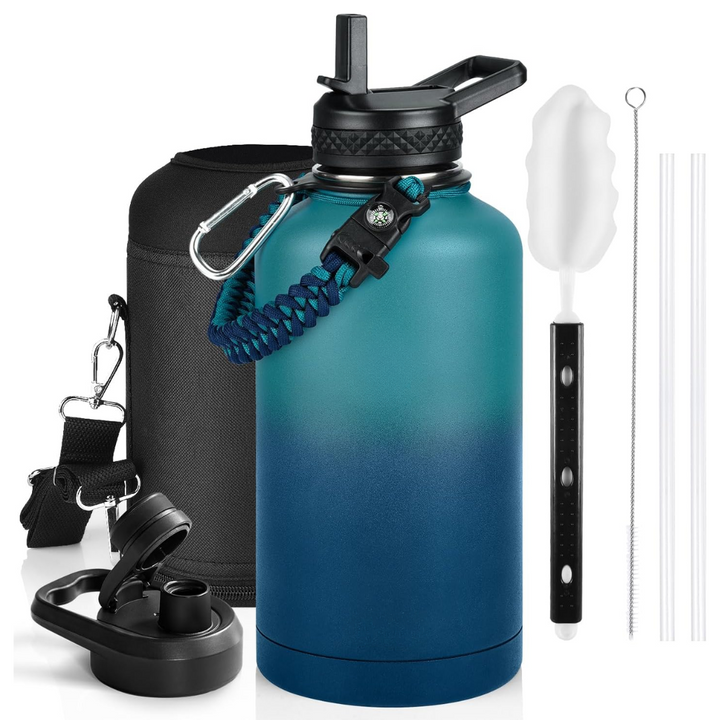HydraPure – Duurzame Waterfles met Paracord Handvat Bowlift