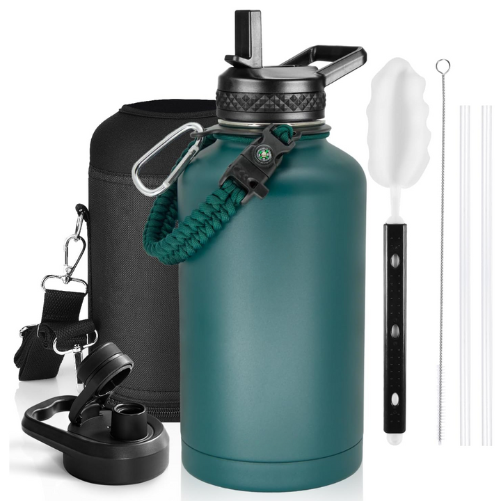HydraPure – Duurzame Waterfles met Paracord Handvat Bowlift