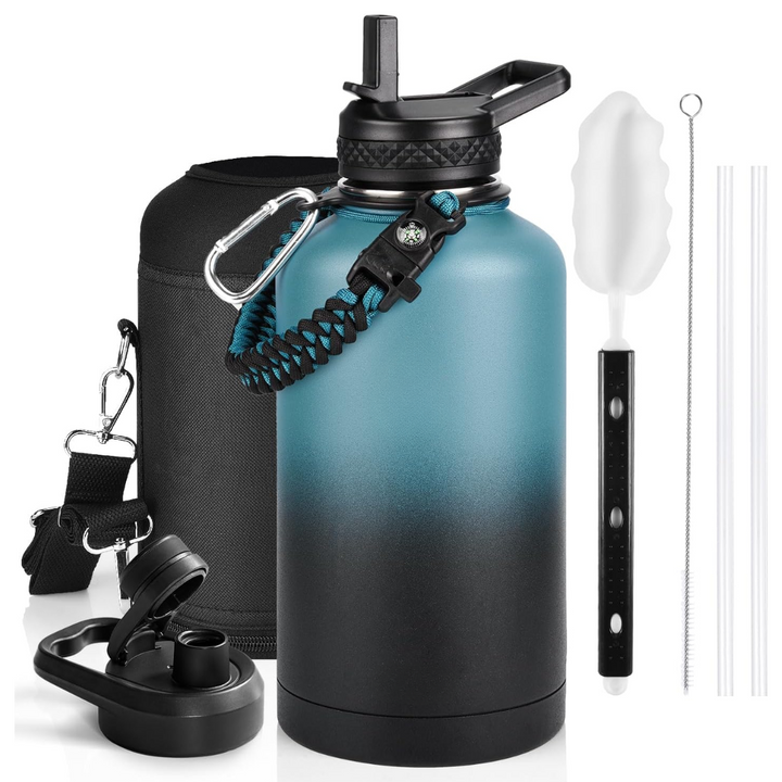 HydraPure – Duurzame Waterfles met Paracord Handvat Bowlift
