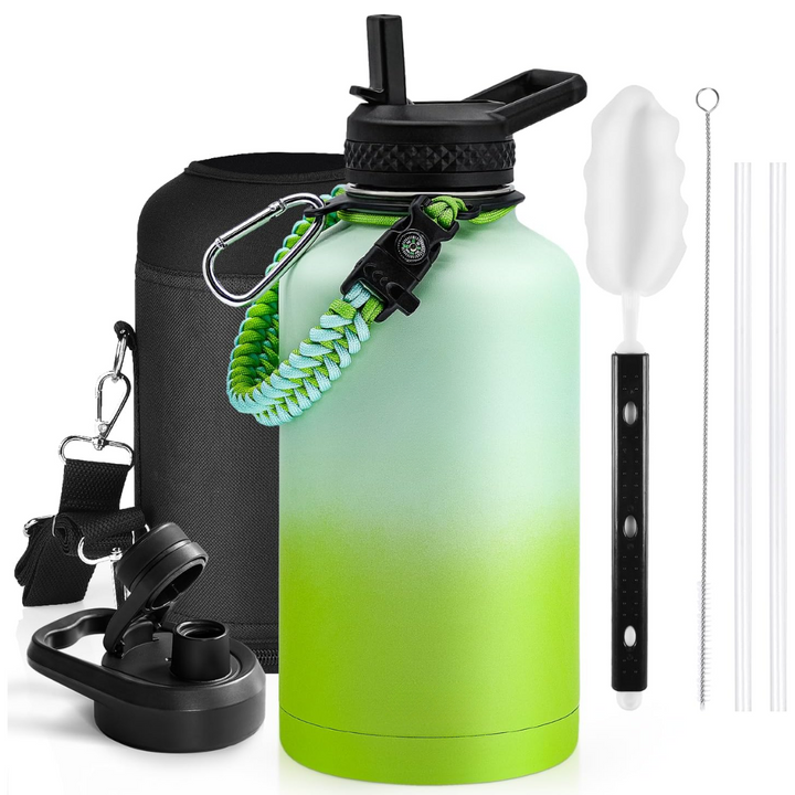 HydraPure – Duurzame Waterfles met Paracord Handvat Bowlift