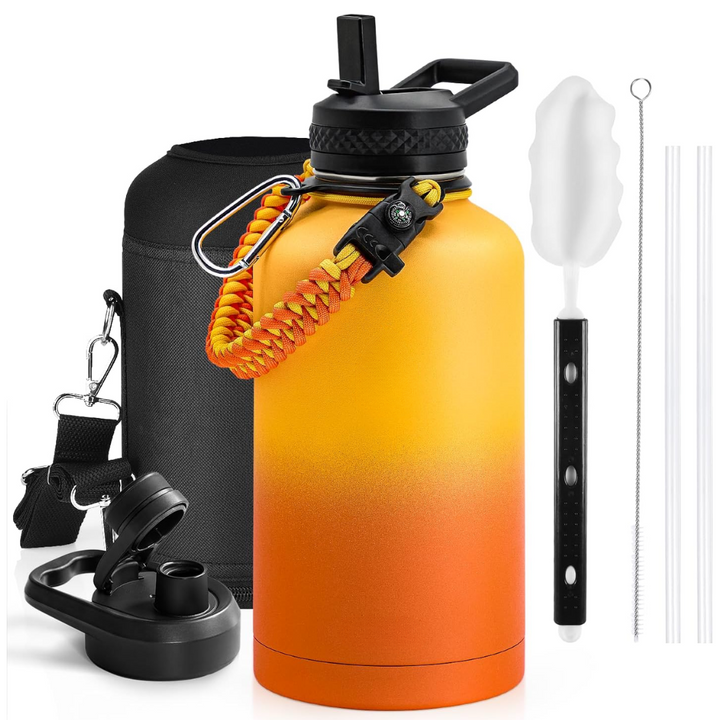 HydraPure – Duurzame Waterfles met Paracord Handvat Bowlift