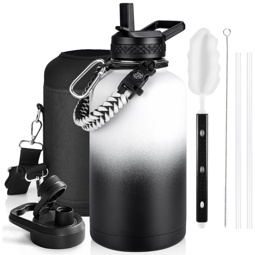 HydraPure – Duurzame Waterfles met Paracord Handvat Bowlift
