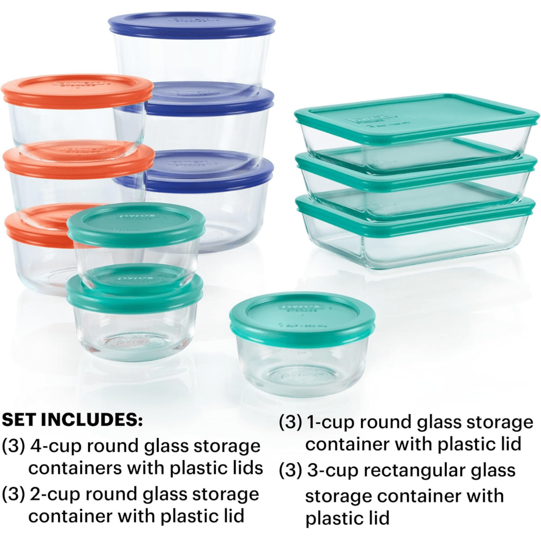 BowLift | Piece Food Storage Set - BPA-free, airtight for fresh food and efficient organisation