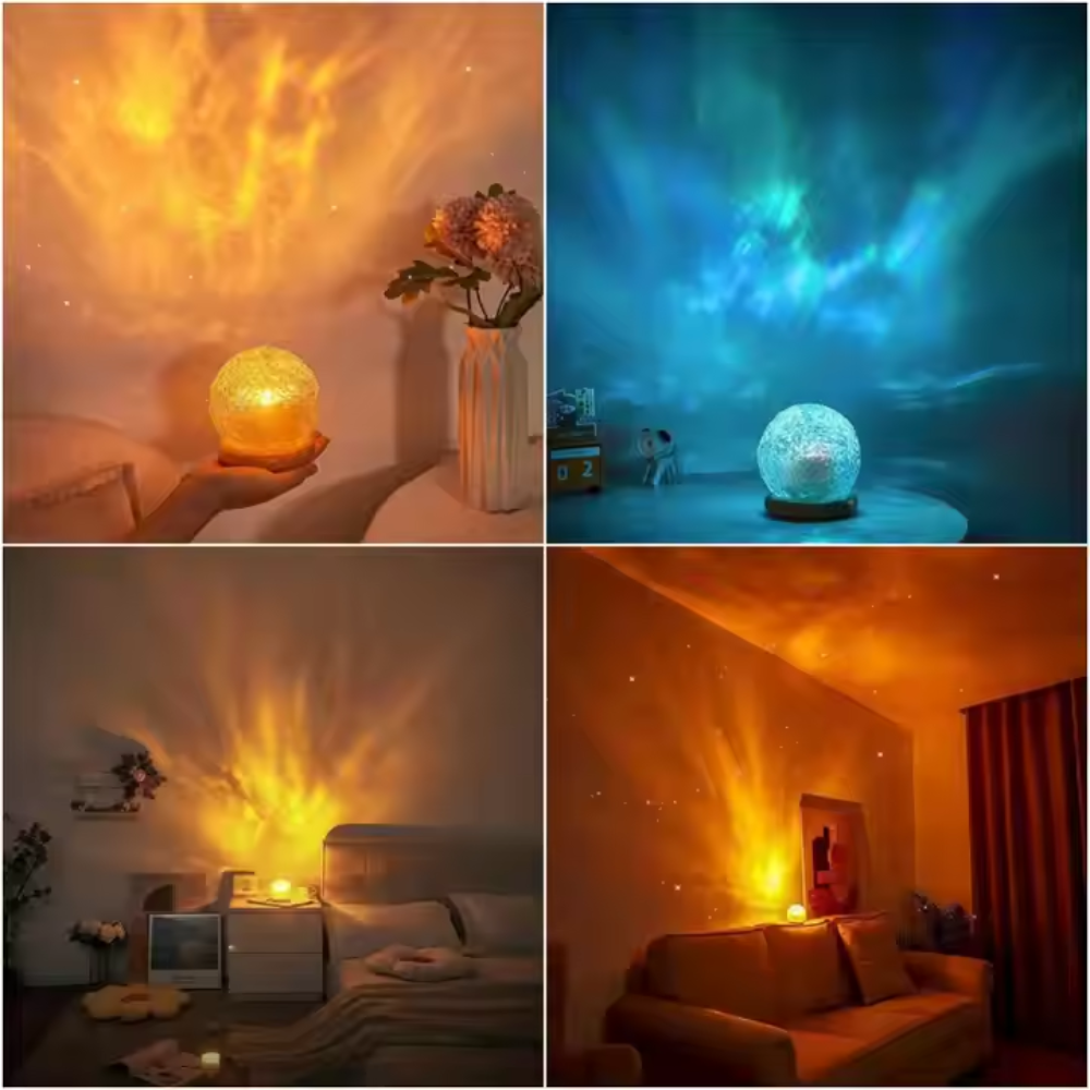 BowLift | Unique Wave Effect Table Lamp for Relaxation