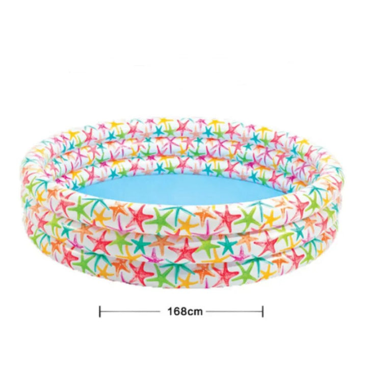 BowLift | Inflatable Kids Pool with Colorful Starfish Design