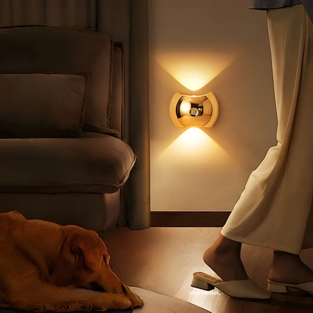 Wall light with motion sensor – Dual LED light Up & Down | Magnetic & PortaBowlifte | Bowlift