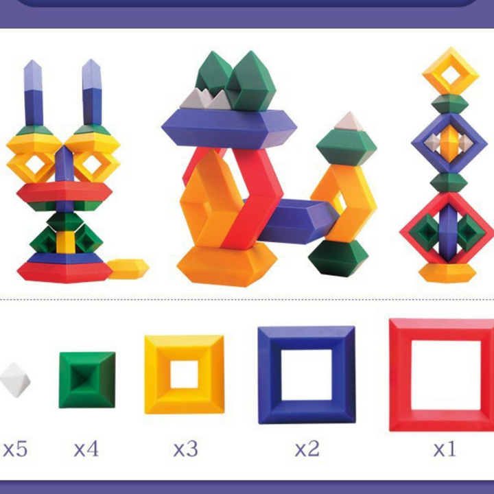 BowLift | Montessori Pyramid Building Block Toy