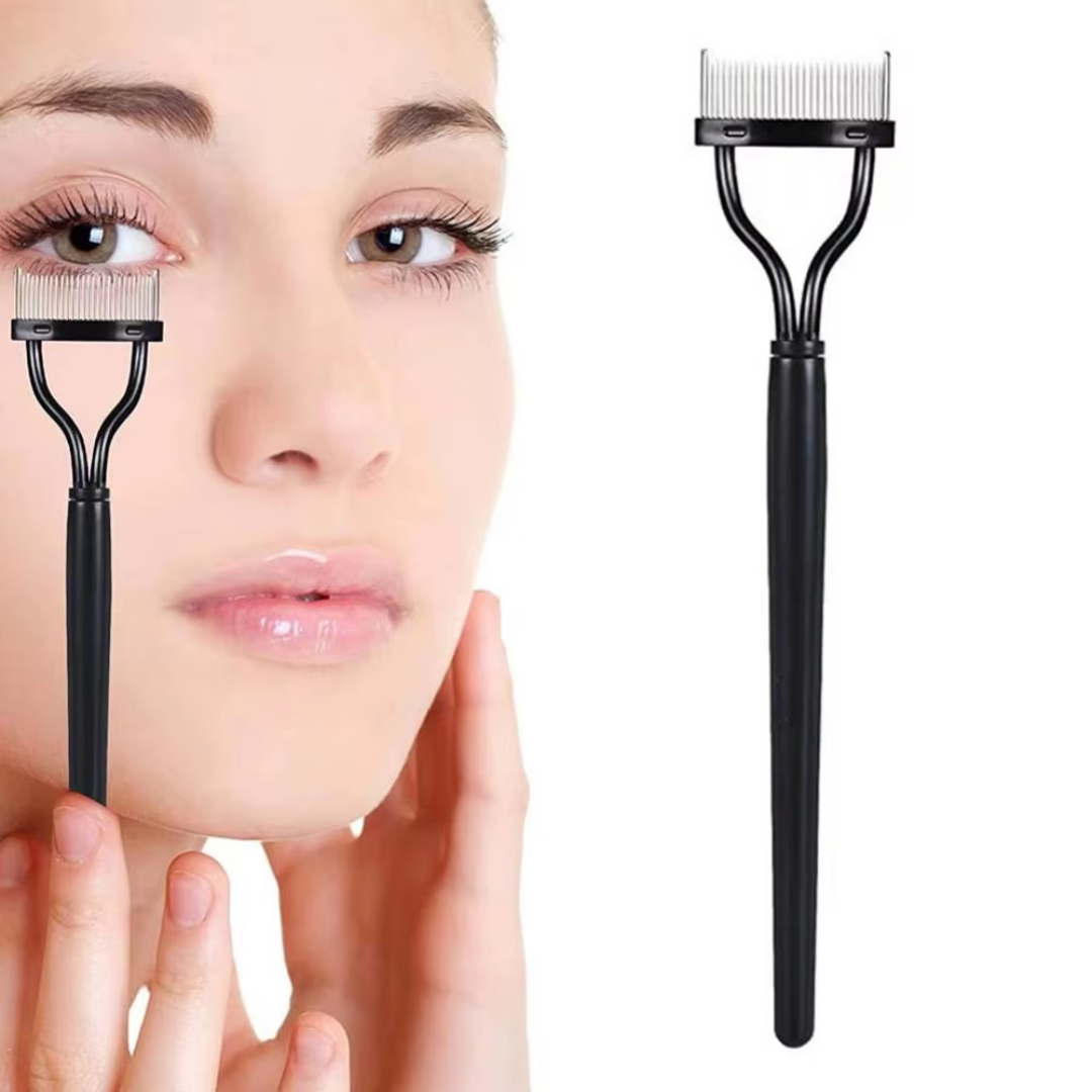 BowLift | BelleCurve Eyelash Comb & Mascara Brush | Perfect Definition | Clump-Free | With Protective Cap