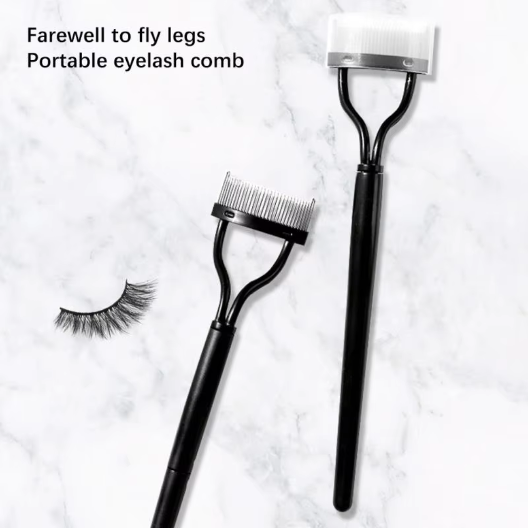 BowLift | BelleCurve Eyelash Comb & Mascara Brush | Perfect Definition | Clump-Free | With Protective Cap