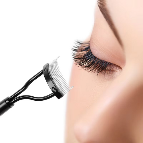 BowLift | BelleCurve Eyelash Comb & Mascara Brush | Perfect Definition | Clump-Free | With Protective Cap