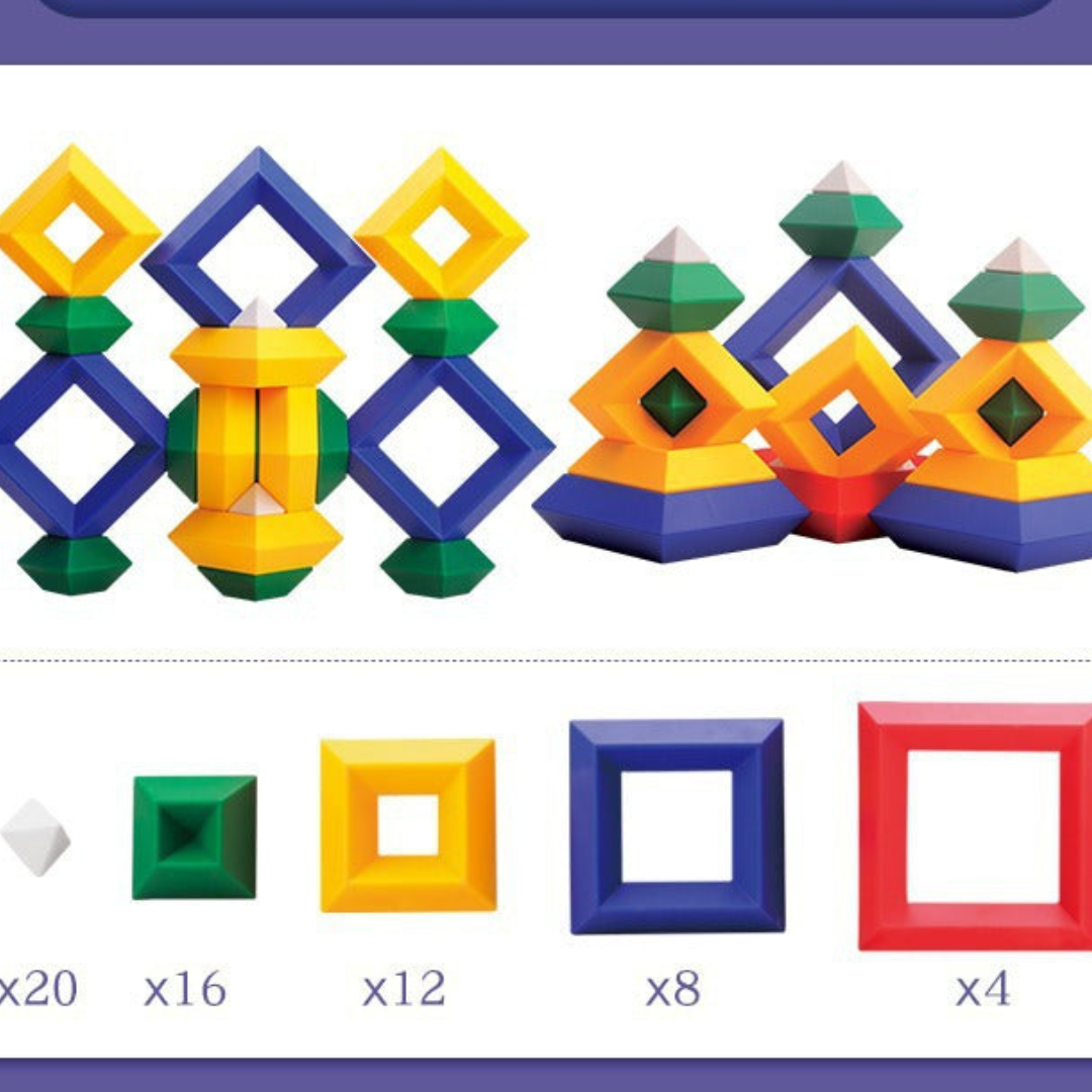 BowLift | Montessori Pyramid Building Block Toy