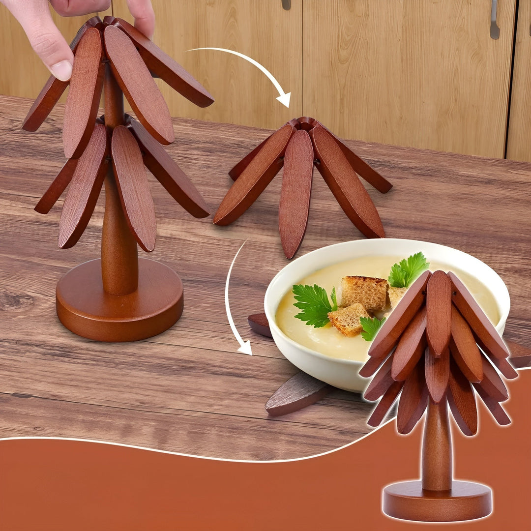 Christmas tree coaster foldaBowlifte – Decorative & Practical | Ideal for drinks & holidays | Bowlift