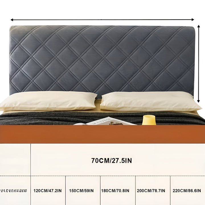 Headboard Cover Quilted – Premium Padding for More Comfort | Decorative & Protective | Bowlift