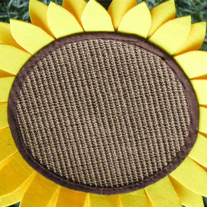 Cat Sunflower Scratching Post made of Sisal Bowlift