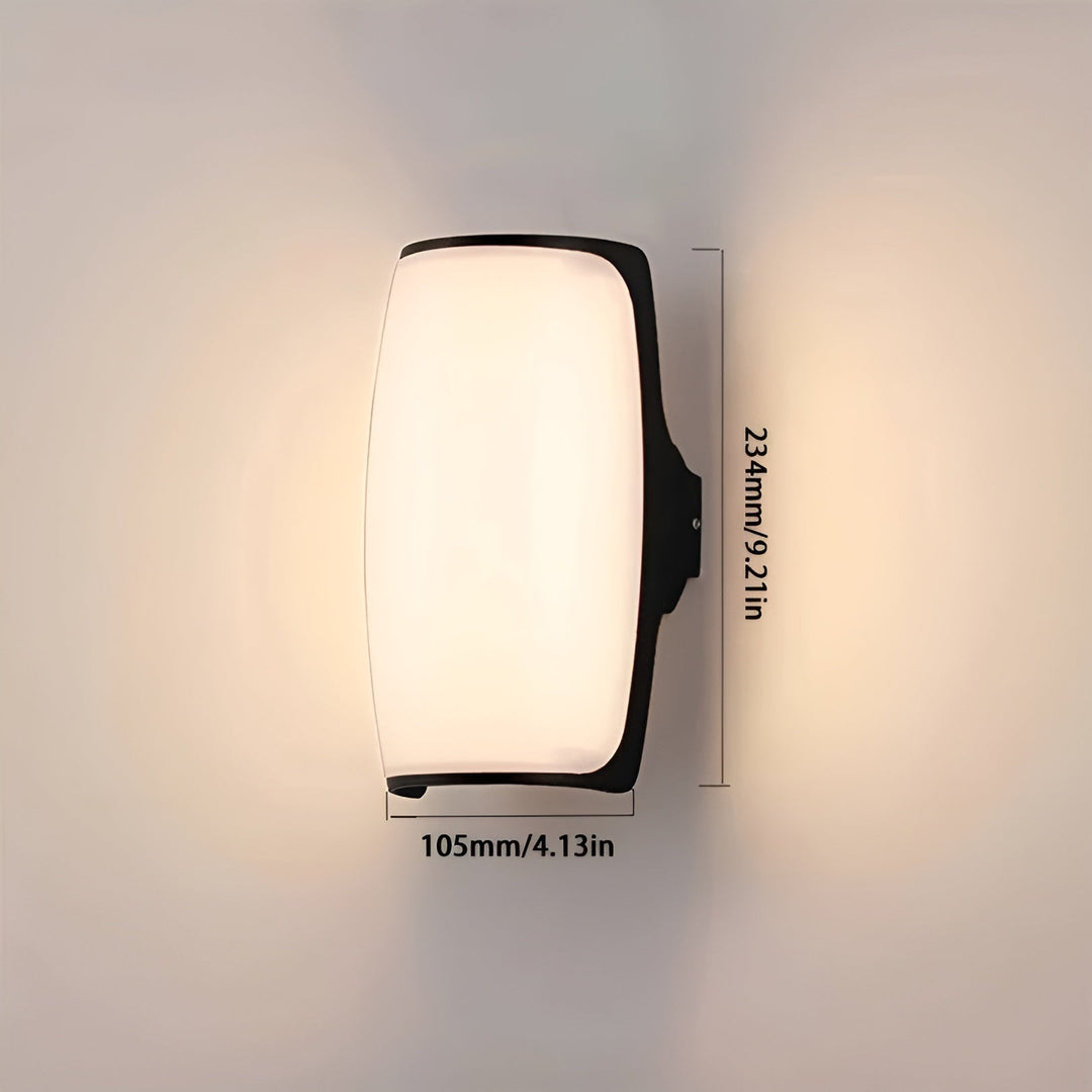 LED Outdoor Wall Light – Waterproof with Motion Sensor | Perfect for Garden, Terrace & Driveway | Bowlift