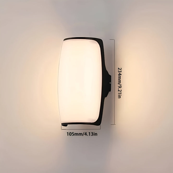 LED Outdoor Wall Light – Waterproof with Motion Sensor | Perfect for Garden, Terrace & Driveway | Bowlift
