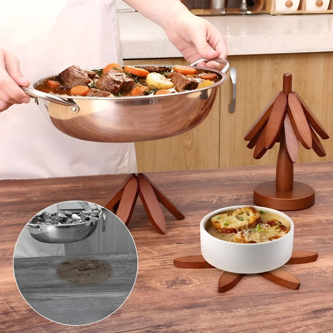 Christmas tree coaster foldaBowlifte – Decorative & Practical | Ideal for drinks & holidays | Bowlift