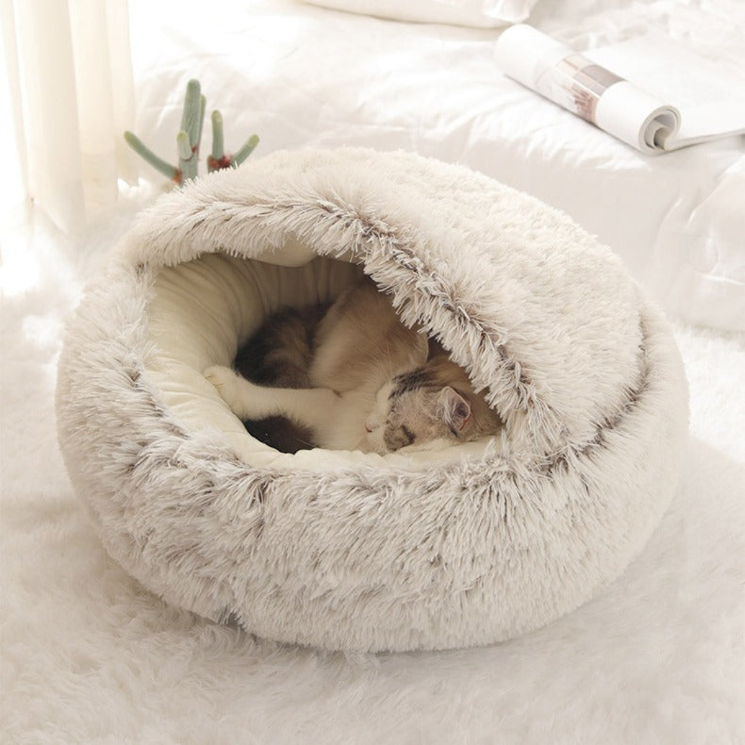 2in1 Cozy Cat Cave Bowlift