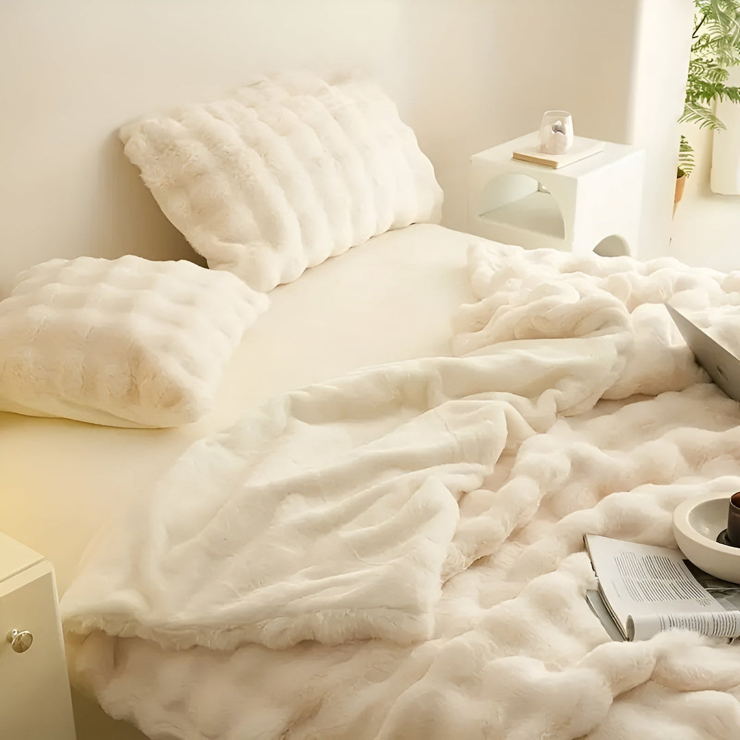 Fleece and fleece Bowliftanket – Extra soft & warm | Perfect for sofa and bedroom | Bowlift