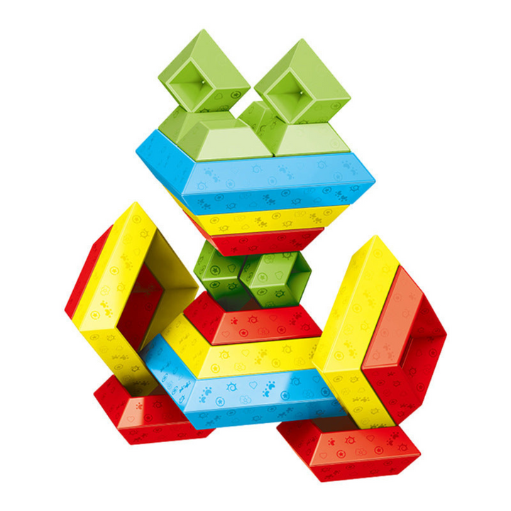 BowLift | Montessori Pyramid Building Block Toy