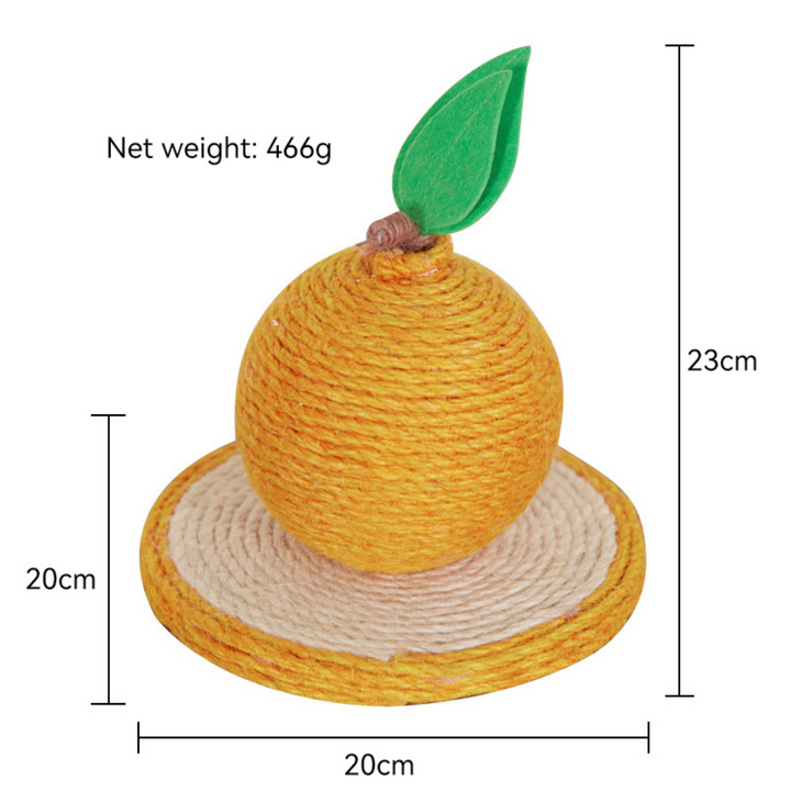 Cat Scratch Orange made of Sisal Bowlift