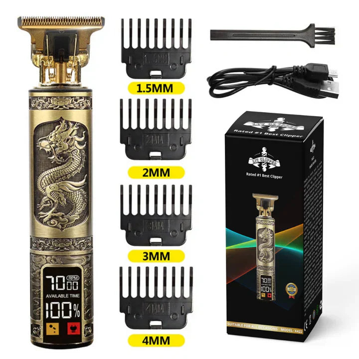 Professional hair clipper with carbon steel T-blade | Bowlift