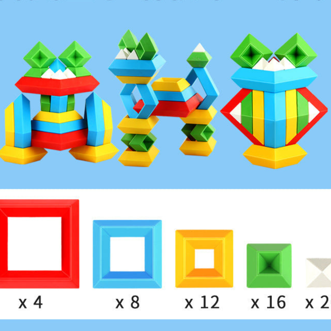 BowLift | Montessori Pyramid Building Block Toy