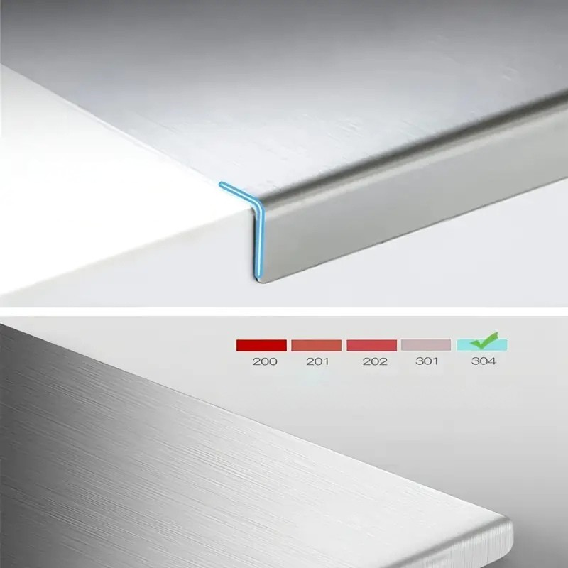 DouBowlifte-sided cutting board made of stainless steel – Non-slip & hygienic | Perfect for the kitchen | Bowlift