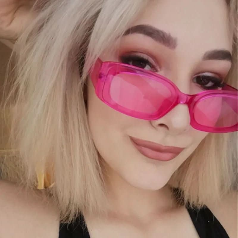 BowLift | Rectangular Women's Sunglasses in Retro Style with UV400 Protection