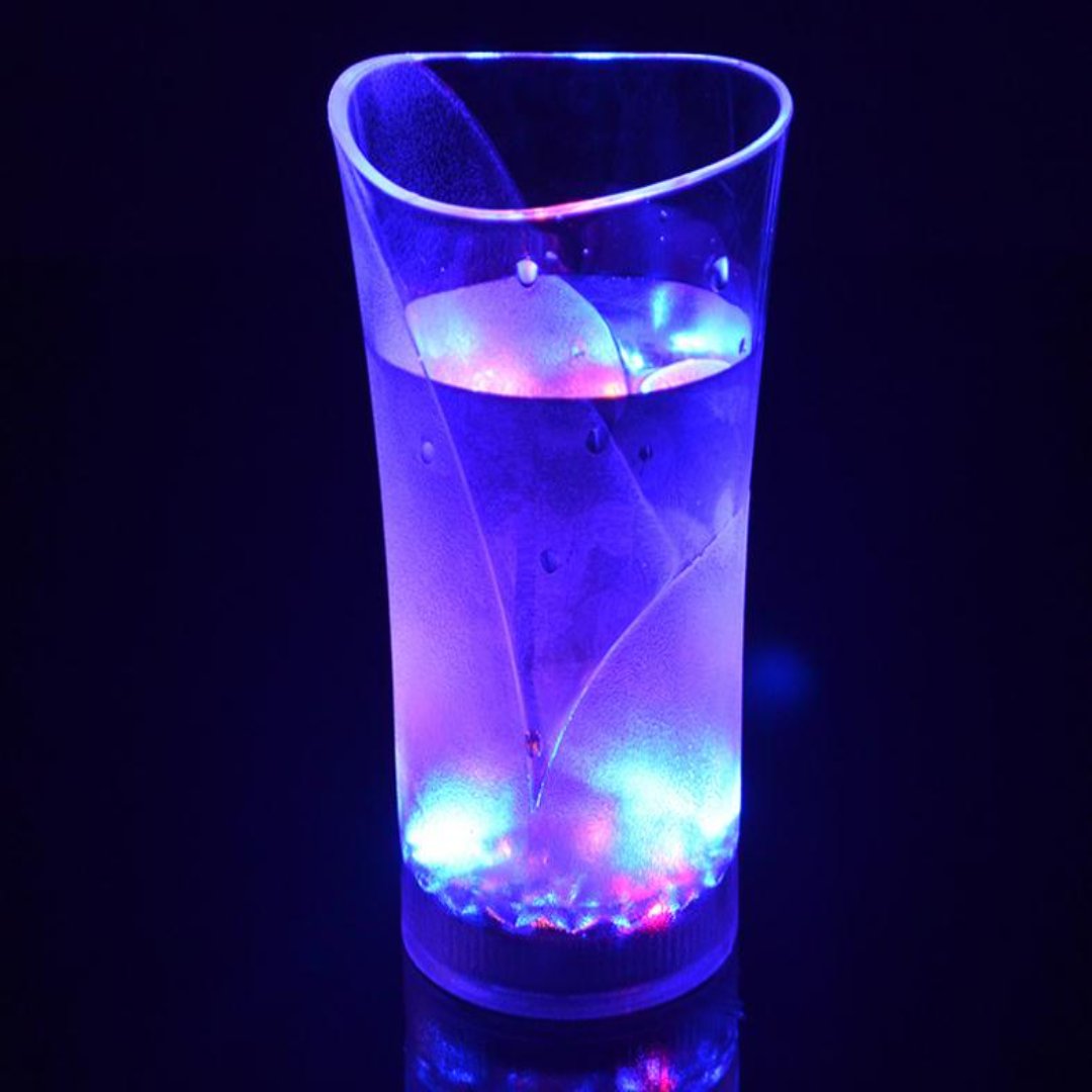 Valentine Day Flashing Colorful LED Light Up Cup Glass | Bowlift