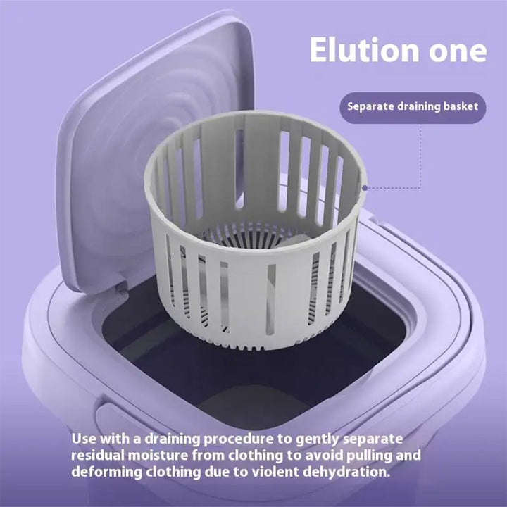 Portable & Foldable Washing Machine with Drying Function | Bowlift