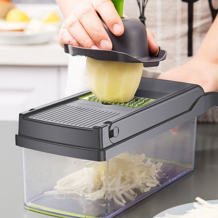 BowLift | Vegetable Chopper Stainless Steel Manual Dicer Set