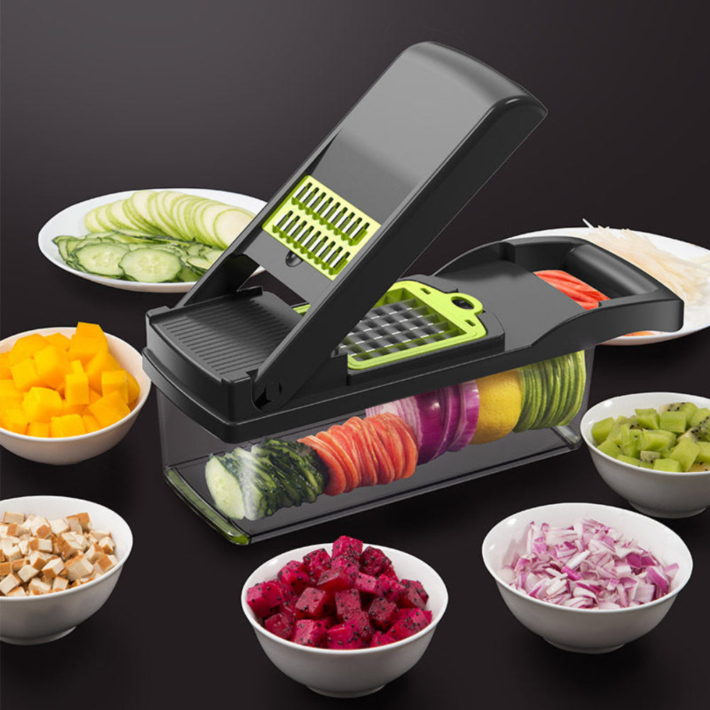 BowLift | Vegetable Chopper Stainless Steel Manual Dicer Set