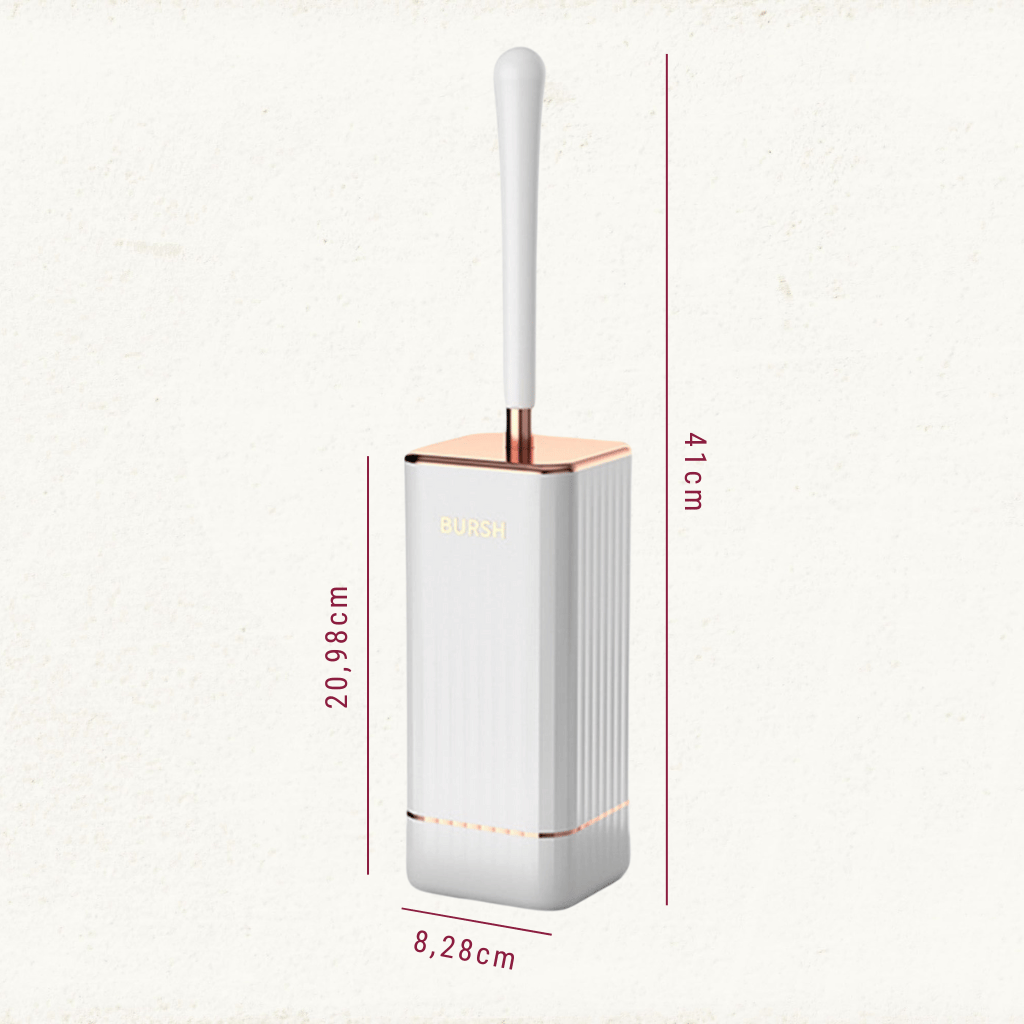 BowLift | Elegant Flexi Toilet Brush with Quick-Drying Wall Holder