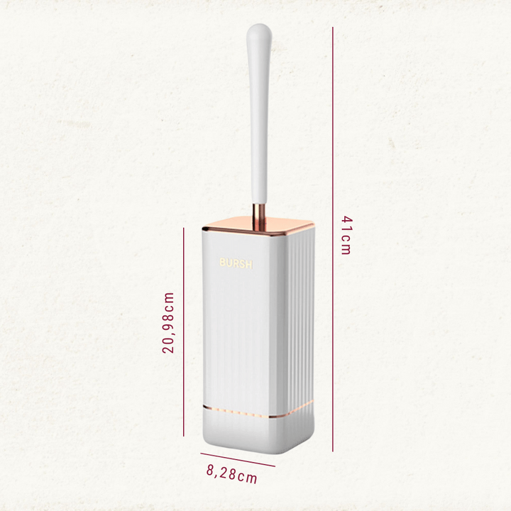 BowLift | Elegant Flexi Toilet Brush with Quick-Drying Wall Holder
