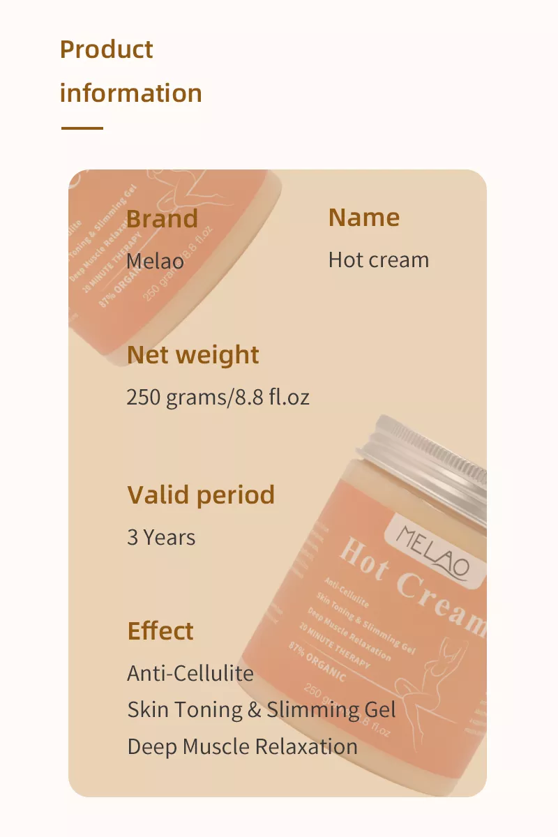 BowLift | Ultimate Shape Cream – boosts fat burning – reduces cellulite – 500 ml – wall clock