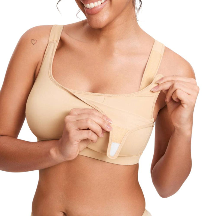 BowLift | Velcro All-in-One Wireless Nursing Bra for Pumping and Breastfeeding