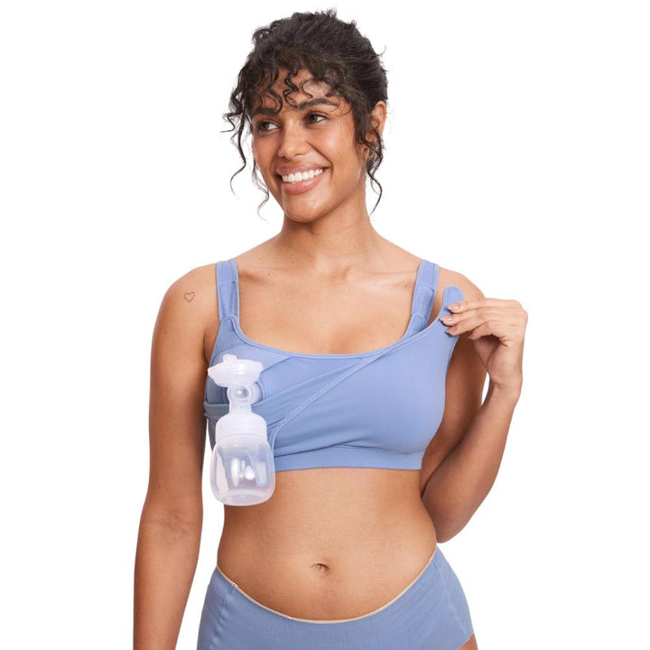 BowLift | Velcro All-in-One Wireless Nursing Bra for Pumping and Breastfeeding