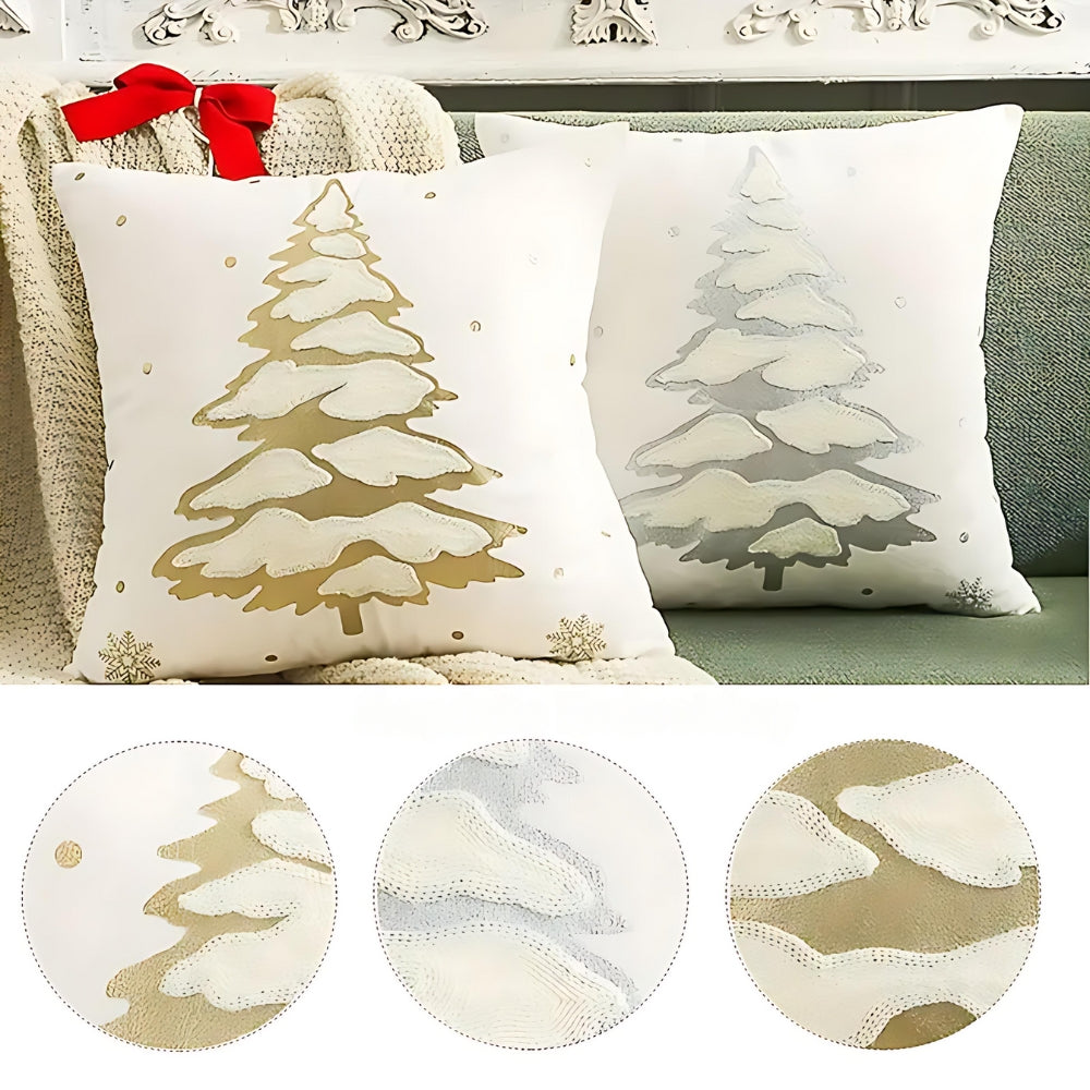 BowLift | Velvet Christmas Tree Decorative Cushion Cover