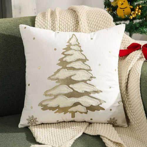 BowLift | Velvet Christmas Tree Decorative Cushion Cover