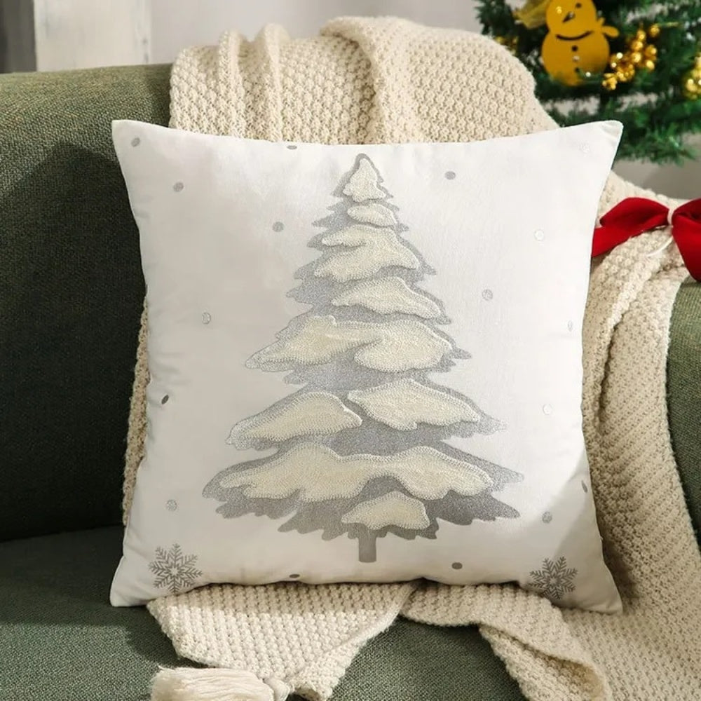 BowLift | Velvet Christmas Tree Decorative Cushion Cover