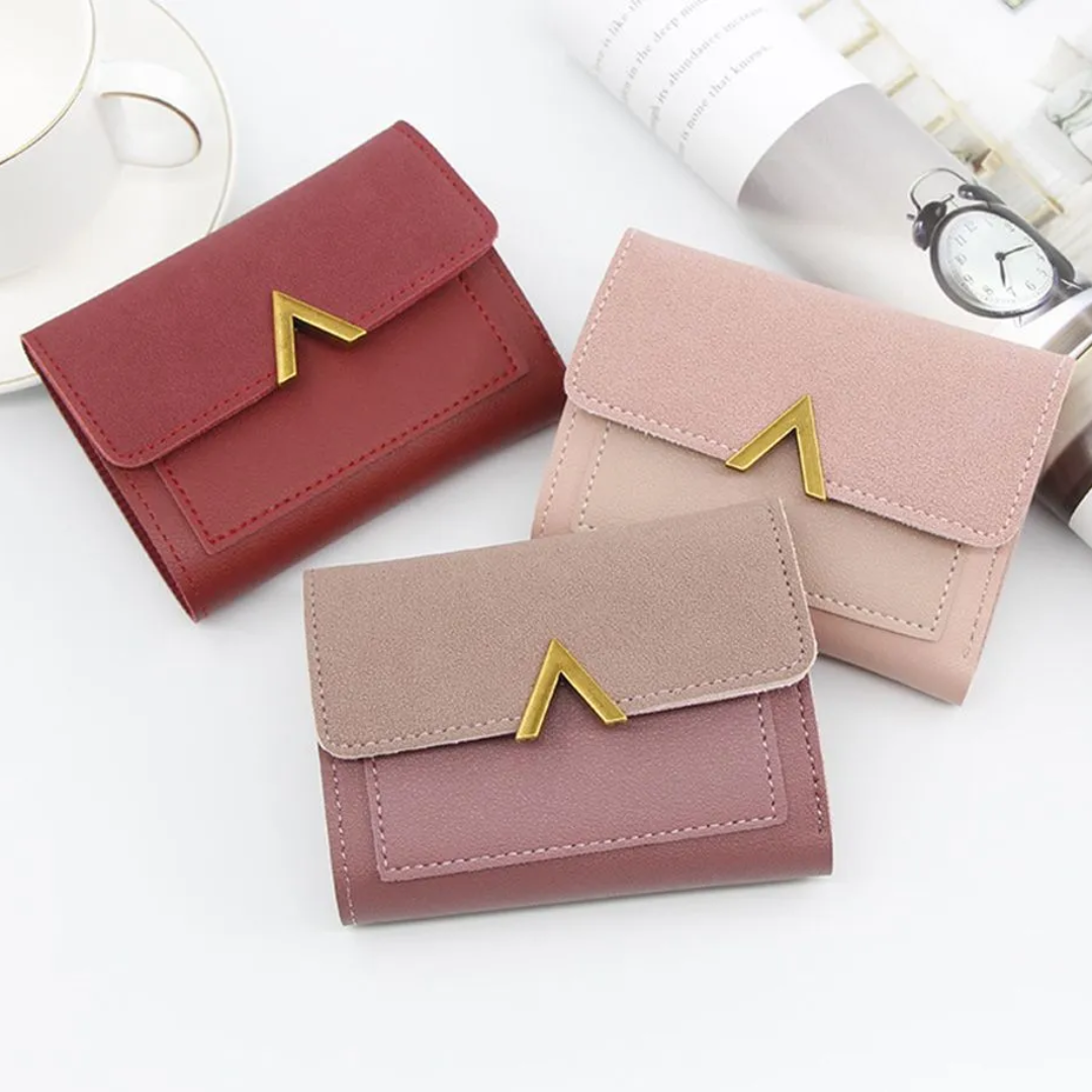 Compact Leather Wallet for Women Bowlift