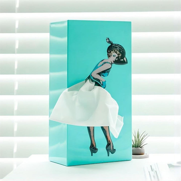 BowLift | Playful Handkerchief Box in Skirt Design