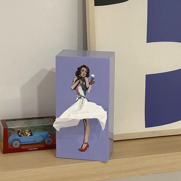 BowLift | Playful Handkerchief Box in Skirt Design