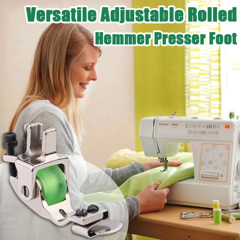 BowLift | Adjustable Roll Hem Foot – Precise & Effortless Sewing