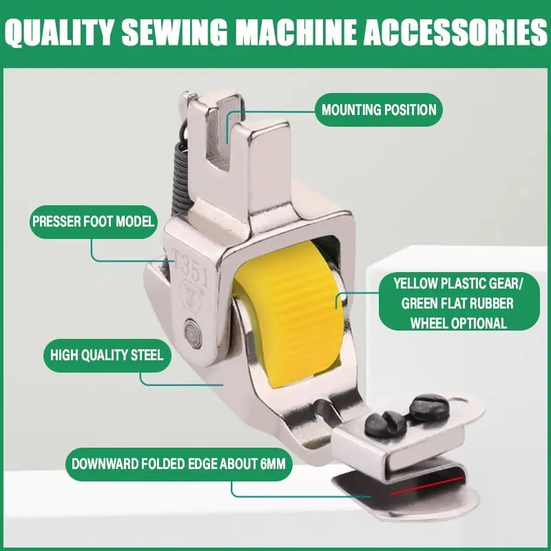 BowLift | Adjustable Roll Hem Foot – Precise & Effortless Sewing