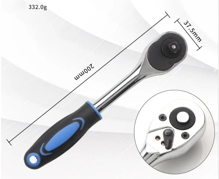 BowLift | Adjustable Socket Wrench – Universal Tool 10-19mm for Quick Repairs