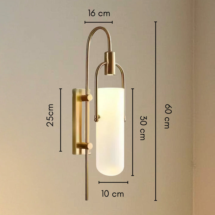 BowLift | Industrial Glass Wall Lamp