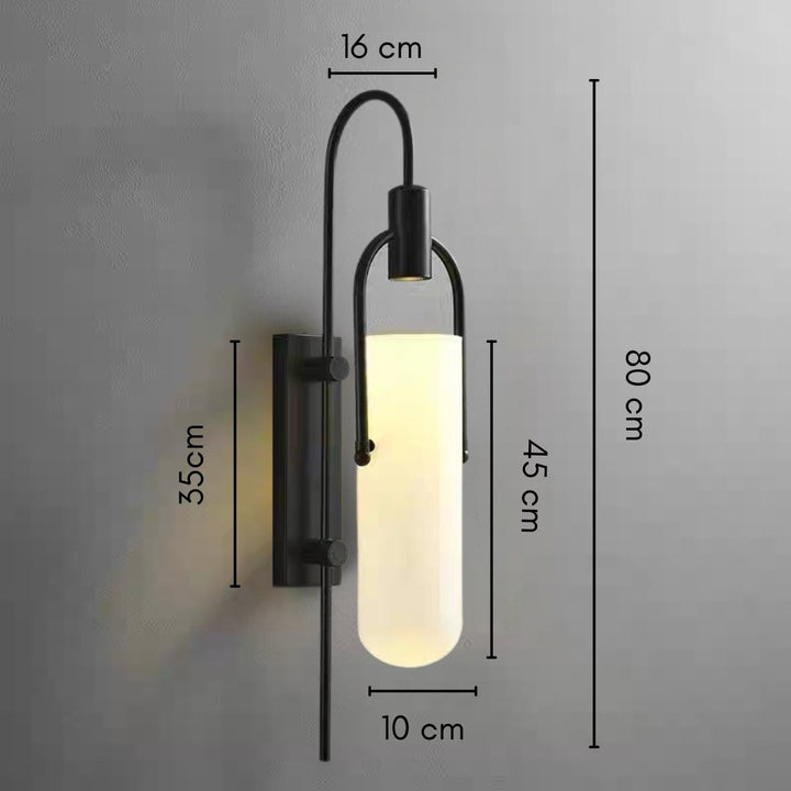 BowLift | Industrial Glass Wall Lamp